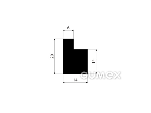 GUMMIPROFILE L-FORM - EPDM